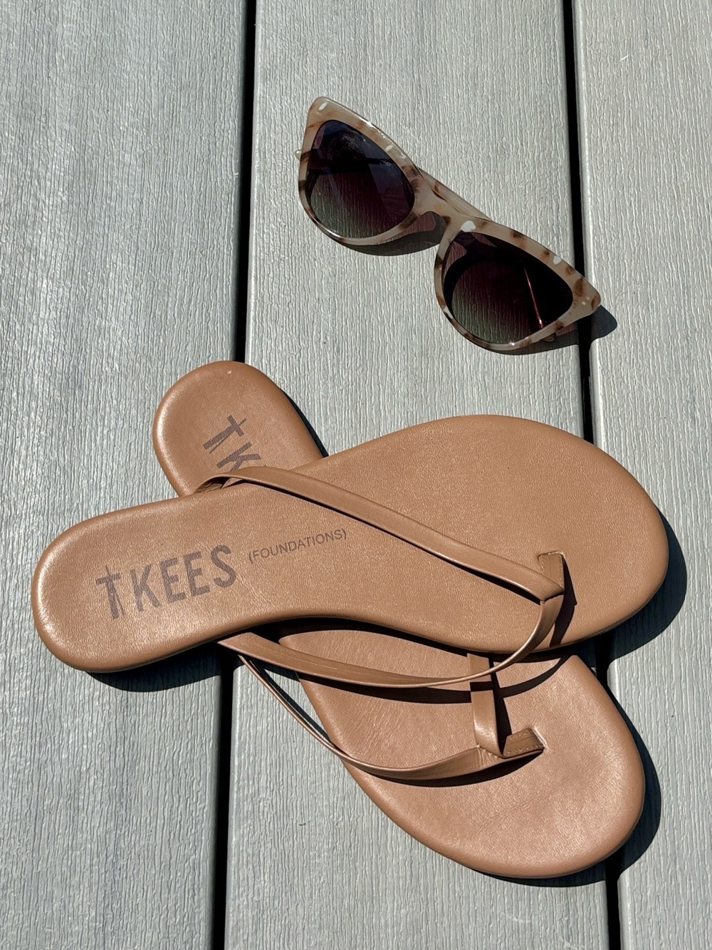 Lily Foundations Matte Flip Flop in
in Beach Bum Size 6 Like New - Picture 2 of 4